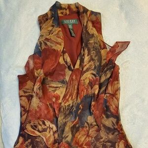 Ralph Lauren Flouncy Top NWOT